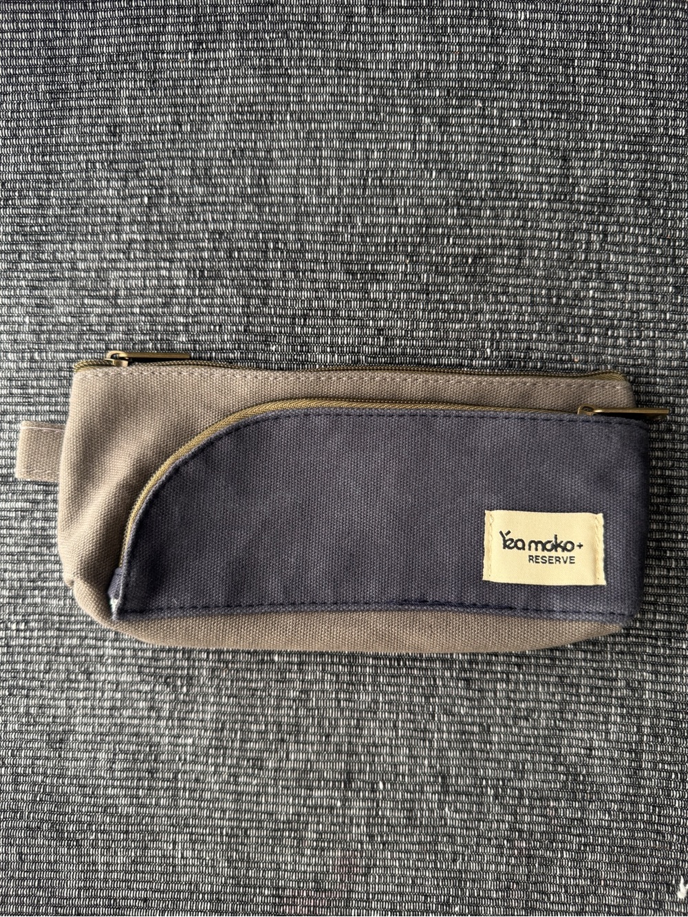 Yea Moko Reserve Canvas Pencil Case / Travel Organizer Pouch